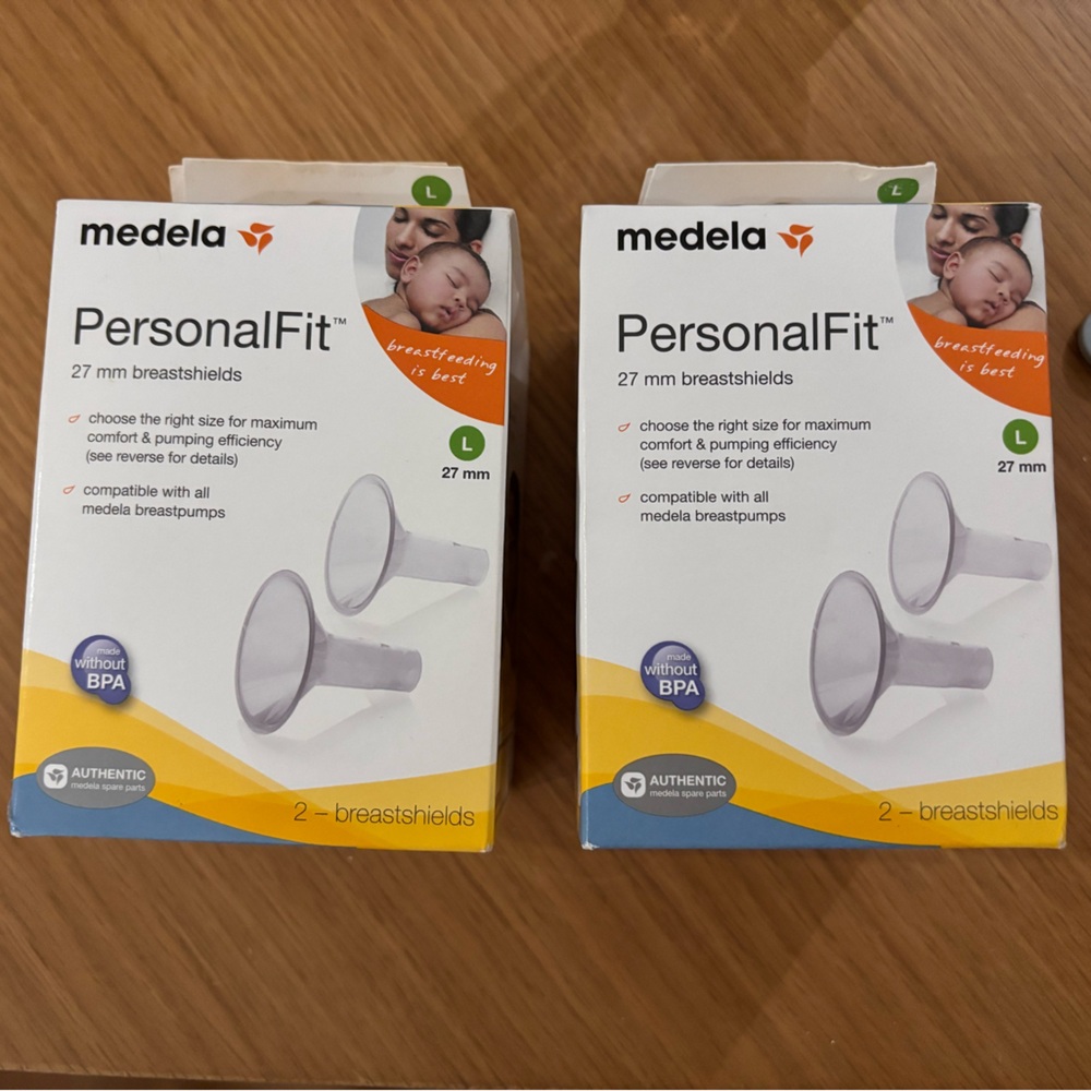 Medela PersonalFit Breast Shields 27mm - White